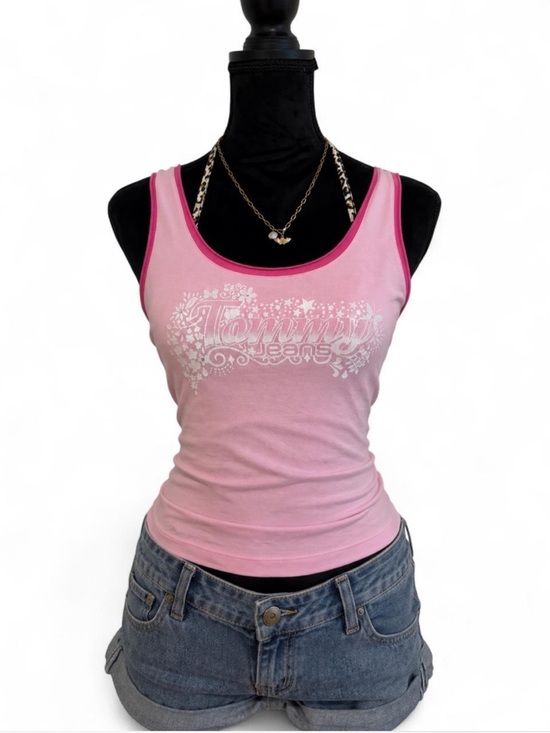 Tommy Hilfiger Tops - Y2K Pink Tommy Hilfiger tank top